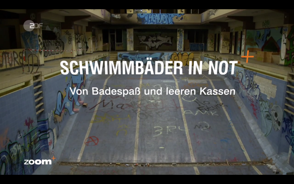 ZDF Reportage: Schwimmbäder in Not